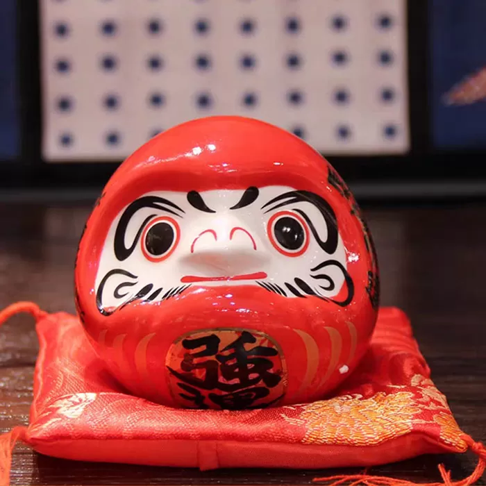 Búp bê may mắn Nhật Bản Daruma 8cm