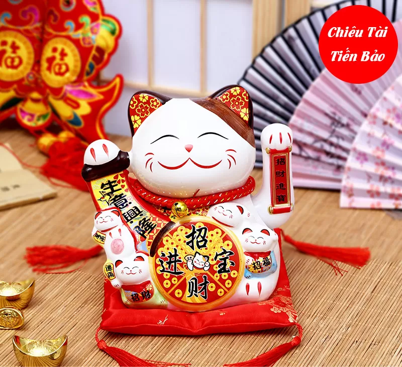 Mèo vẫy tay Chiêu Tài Tiến Bảo - 20cm