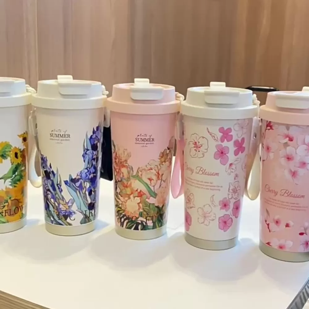 Cốc giữ nhiệt inox 530ml Seasonal garden