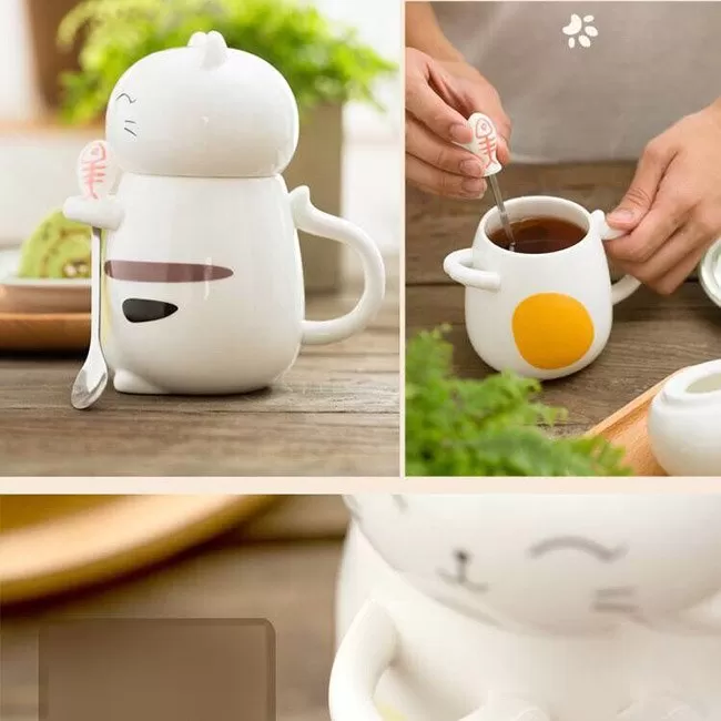 Mới Cốc sứ chú mèo lắm chiêu