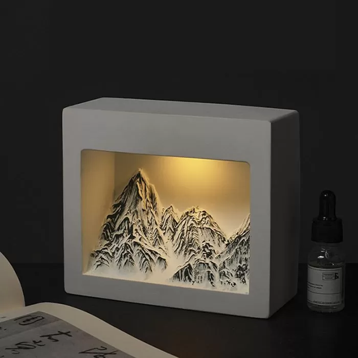 Hộp đèn Nhật Chiếu Kim Sơn kèm tinh dầu thơm phòng