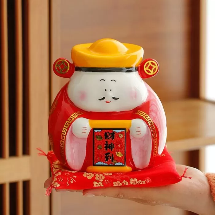 Tượng Thần Tài Phú Quý 12cm